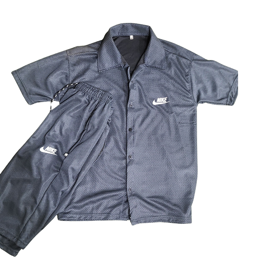Nike Men’s Summer Nikker Suit - Brown Mesh (2-Piece Set)