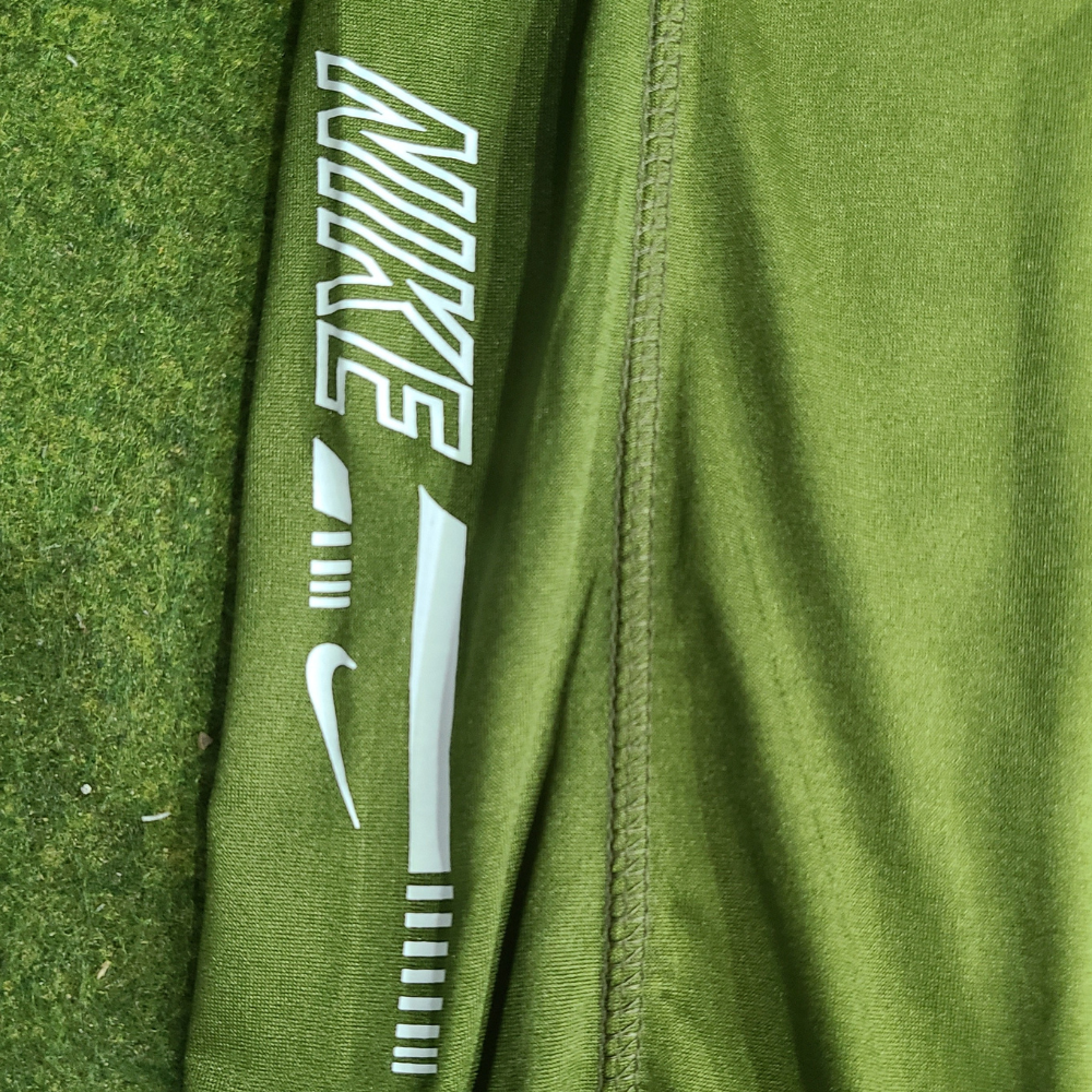 Men's Olive Green Nike Style Dri-FIT Running Trouser – Slim Fit