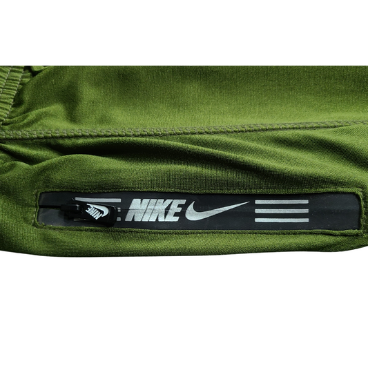 Men's Olive Green Nike Style Dri-FIT Running Trouser – Slim Fit