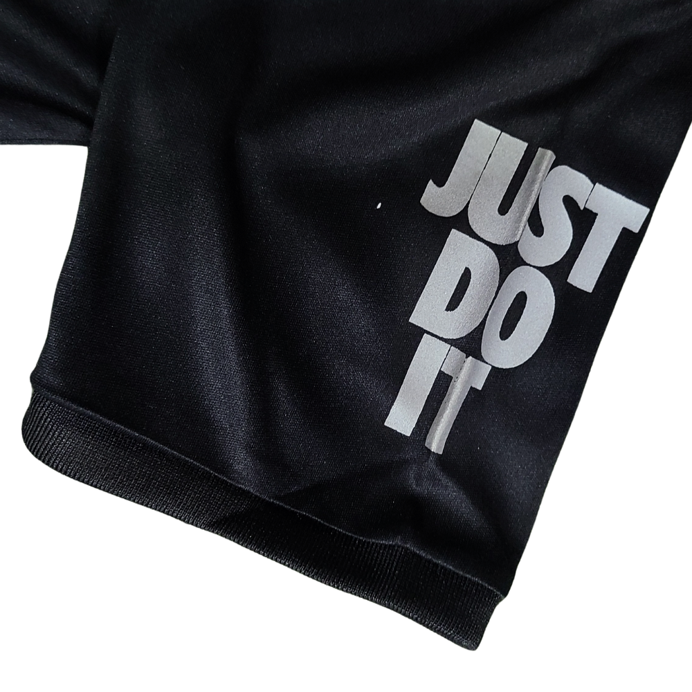 Men’s Nike-Inspired “Just Do It” Dri-Fit T-Shirt – Multi-Swoosh Print