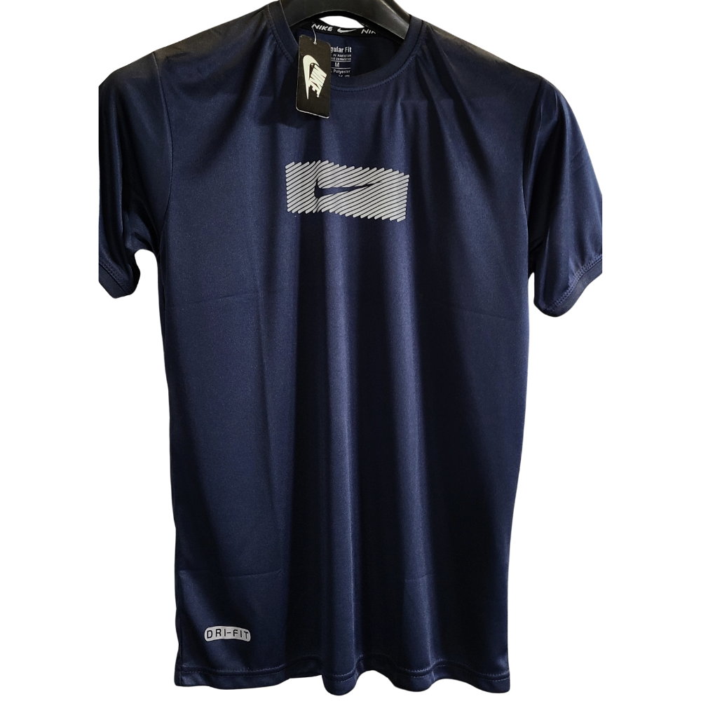 Men's Black Dri-FIT Nike Style Training T-Shirt – Athletic Fit