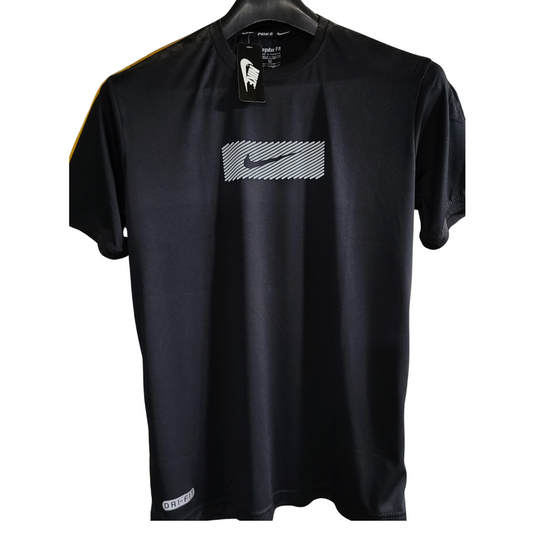 Men's Black Dri-FIT Nike Style Training T-Shirt – Athletic Fit